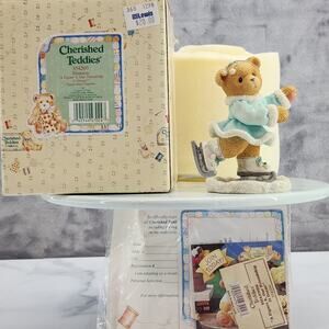 1998 Cherished Teddies Ice Skater Shannon "A Figure 8, Our Friendship is Great"
